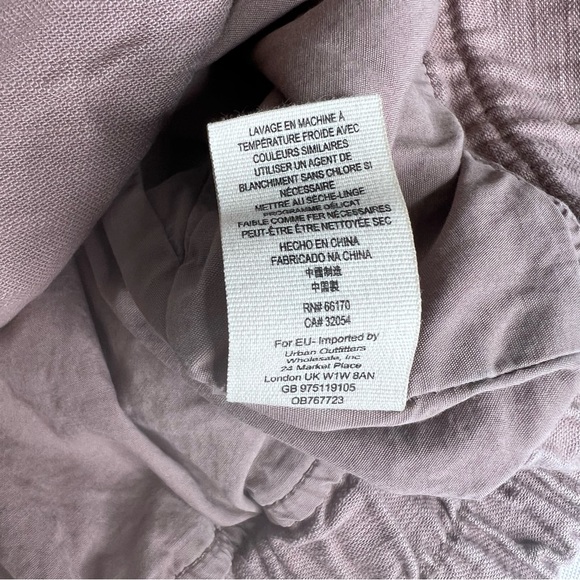 FREE PEOPLE OVERSIZE MILITARY UTILITY JACKET IN MAUVE SIZE SMALL - Picture 9 of 15